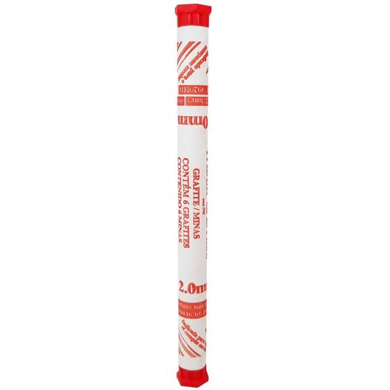 Imagem de Grafite 2.0 Faber Castell 6 Unidades