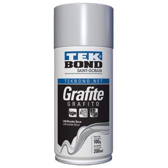 Imagem de Grafite Spray 100g/200ml - Lubrificante Seco - TEKBOND