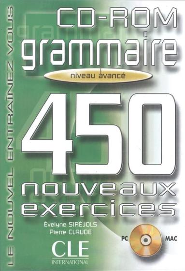 Imagem de Grammaire 450 nouveaux ex. - niveau avance (cd-rom - importado) - CLE INTERNATIONAL - PARIS