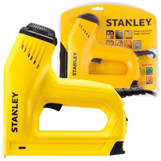 Grampador e Pinador Elétrico Stanley TRE550BR Anti Emperramento 127V