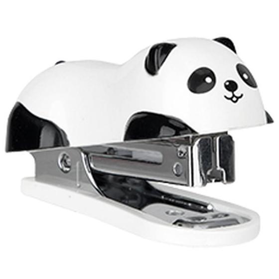 Imagem de Grampeador Mini Panda para 12 Folhas com Caixa de Grampos Nº10