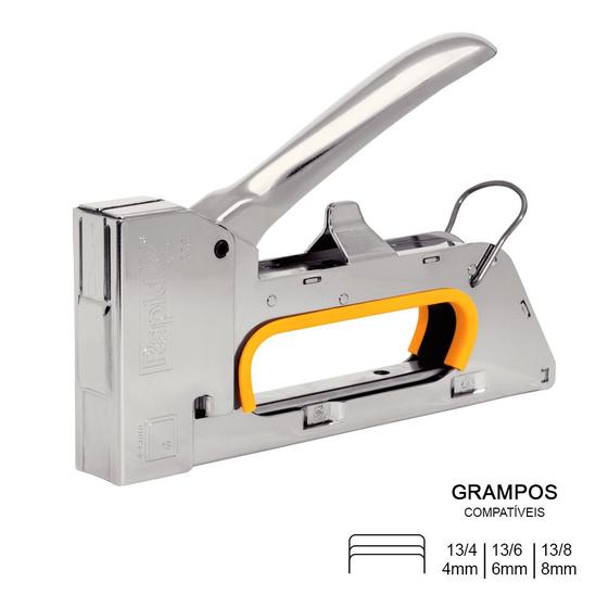 Imagem de Grampeador Pistola Profissional Tapeceiro R23 Rapid