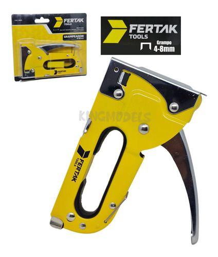 Imagem de Grampeador Profissional Fertak P/ Grampos 4-8mm - 8502