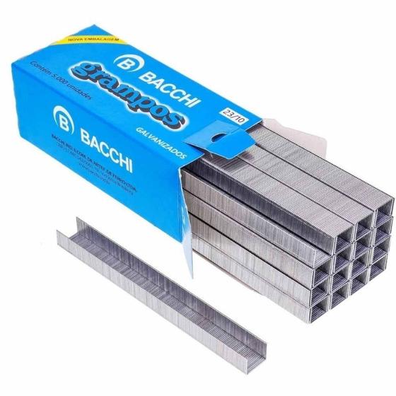 Imagem de Grampo 23/10 bacchi galvanizado cx c/ 5000