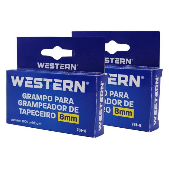 Imagem de Grampo Com 8mm Para Grampeador De Tapeceiro Com 2000 Grampos