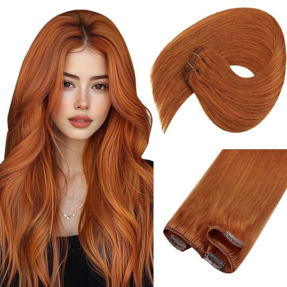 Imagem de Grampo de cabelo em extensões Sunny Hair Straight Human Hair 30cm