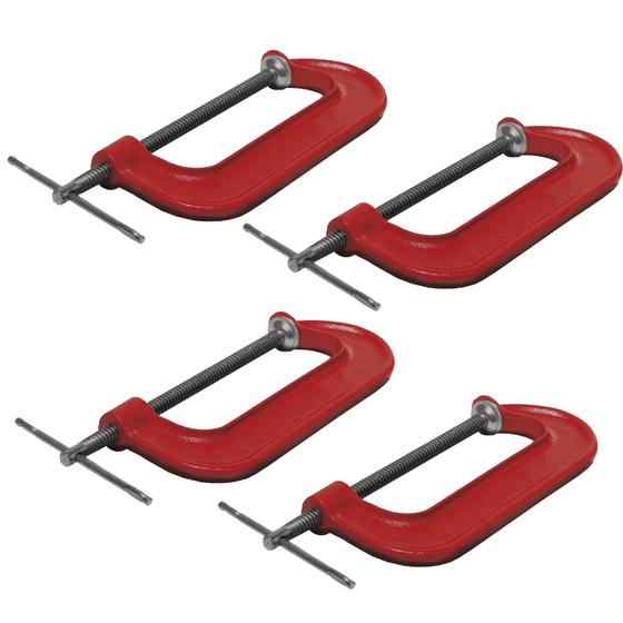 Imagem de Grampo De Fixacao Tipo C  8" Metalcava