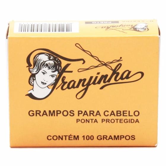 Imagem de Grampo Franjinha N 7 Preto 100 Unidades