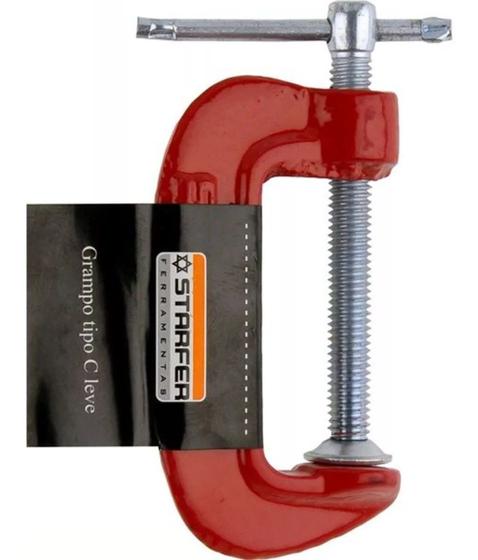 Imagem de Grampo Leve Tipo C para Marceneiro Artesão 6 Polegadas Sargento