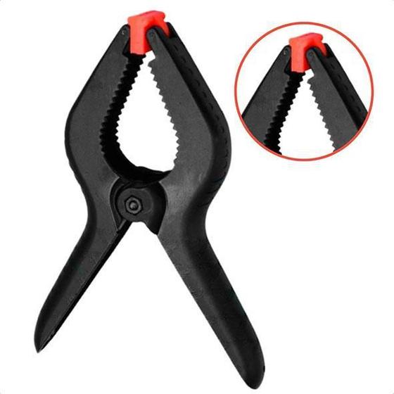 Imagem de Grampo Nylon Multiuso Aperto Rápido Garra Pinça Fundo 2