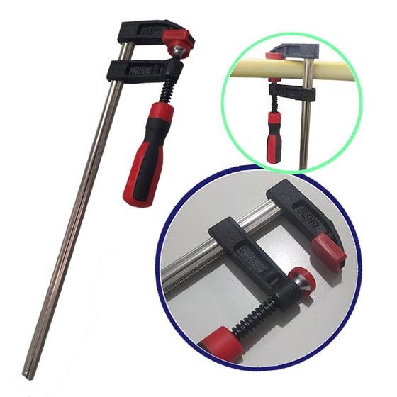 Grampo Sargento Marceneiro Tipo F Aperto Rápido Carpinteiro Marcenaria 300mm Profissional Menor preço em Grampo Sargento Marceneiro Tipo F Aperto Rápido Carpinteiro Marcenaria 300mm Profissional