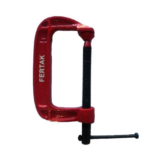 Imagem de Grampo Sargento Tipo C 10" Fertak - Cod 7820