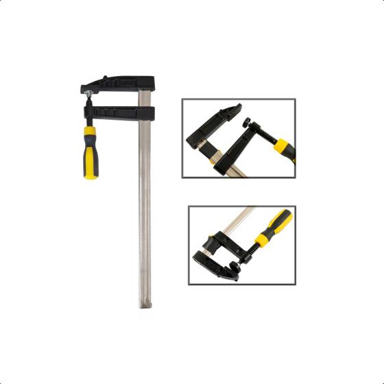 Imagem de Grampo Sargento Tipo F 50 X 200 mm Aço Cromo Vanádio