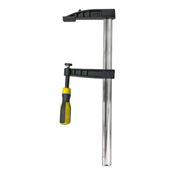 Imagem de Grampo Sargento Tipo F Profissional Marceneiro 100x400 Mm