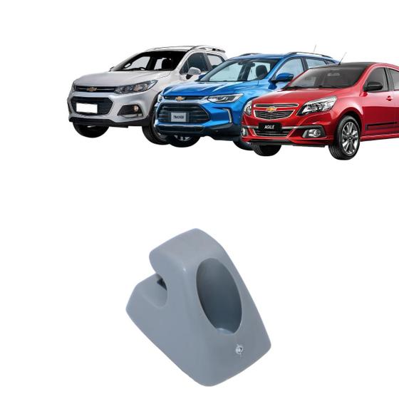 Imagem de Grampo Suporte Presilha Quebra Sol Agile Montana Tracker Cinza Claro