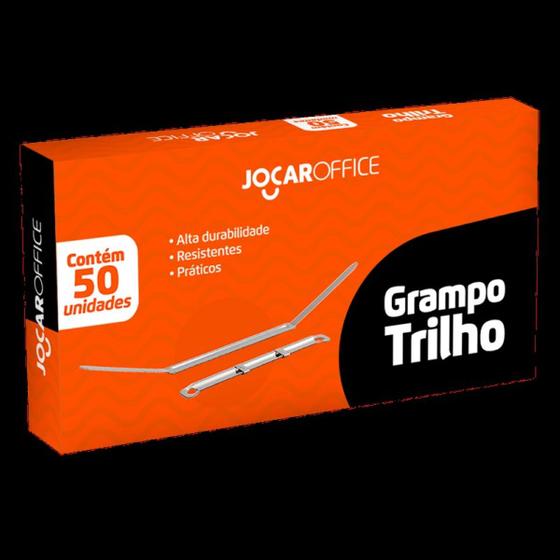 Imagem de Grampo Trilho 80mm Metal CX/ 50un Jocar Office