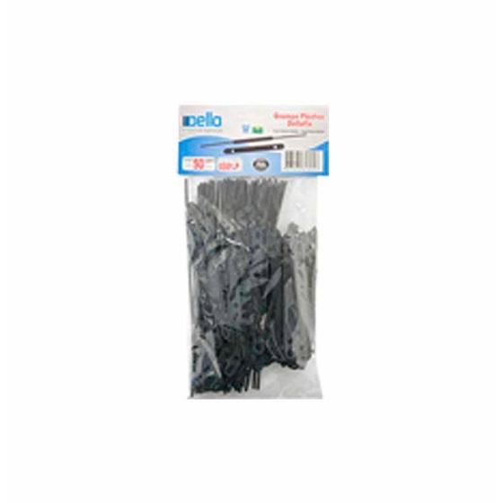 Grampo trilho plastico pasta suspensa preto / 50un / dello Menor preço em Grampo trilho plastico pasta suspensa preto / 50un / dello