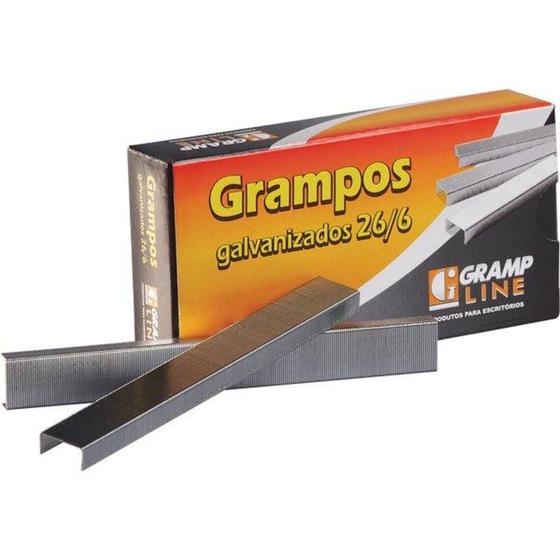 Imagem de Grampos 26/6 Galvanizado Cxc/5000 Gramp Line