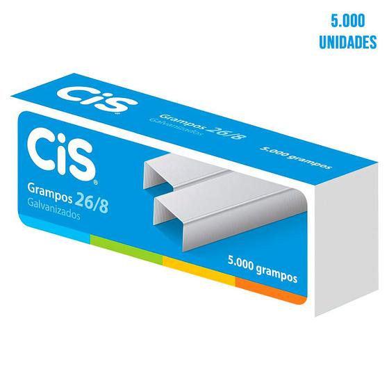 Imagem de Grampos 26/6 Galvanizados CiS - 5000 unidades