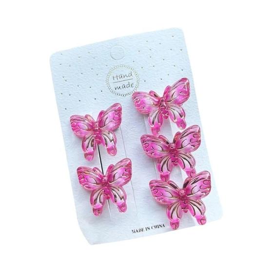 Imagem de Grampos de Cabelo para Bebês - Kit com 5 Peças - Estilo Princesa