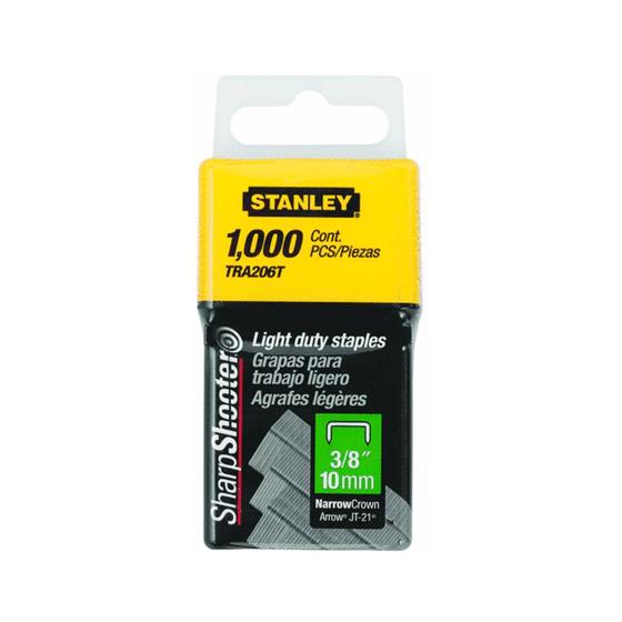Imagem de Grampos Stanley TRA206T 3/8" - Leve - Pacote com 1000 (2 Unidades)