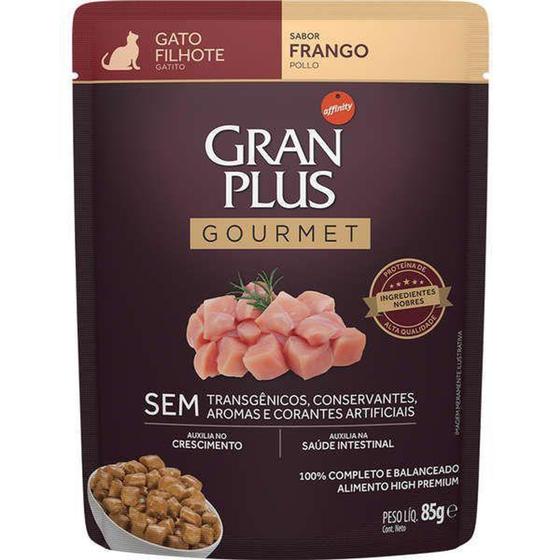 Imagem de Gran Plus Sache Gatos Filhotes Frango - 85 Gr - AFFINITY PET CARE