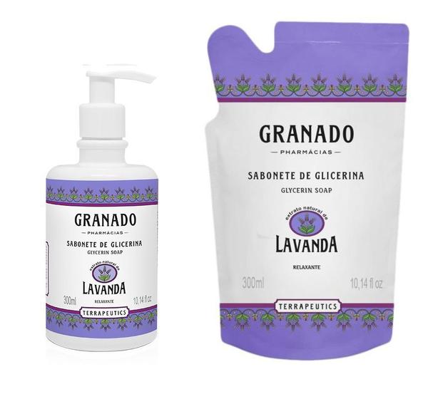 Imagem de Granado Kit Sabonete Líquido + Refil Lavanda