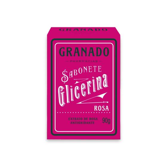 Imagem de Granado Sabonete em Barra de Glicerina Rosa 90g