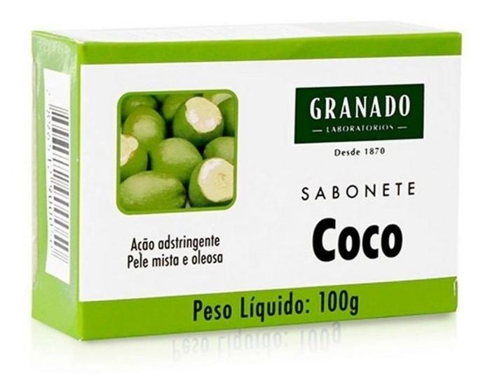 Imagem de Granado Sabonete Vegetal De Glicerina Coco 100g