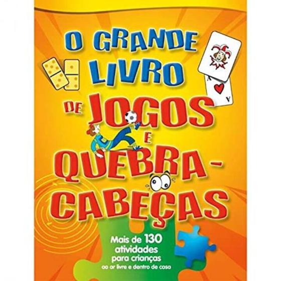 Imagem de Grande livro de jogos e quebra-cabecas, o