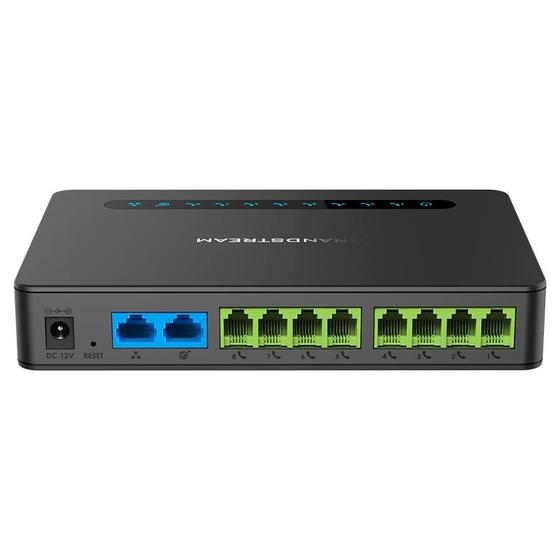 Imagem de Grandstream Ht818 Ata Sip Com 08 Portas Fxs RJ11, 02 Portas De Rede Giga