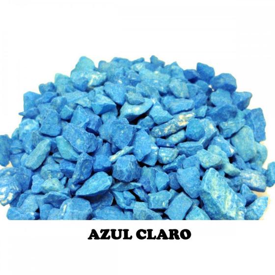 Imagem de Granilha de quartzo para decoração 950g - azul claro - AQUA NOBRE