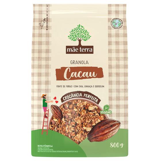 Imagem de Granola Cacau Nibs Mãe Terra 800g