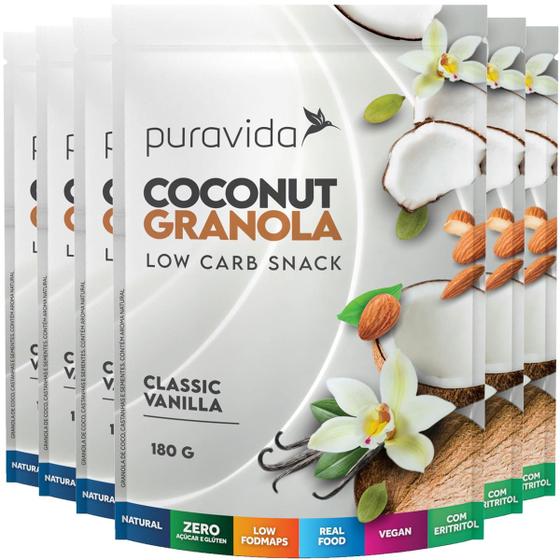 Imagem de Granola Coconut Vanilla 6 X 180g Puravida