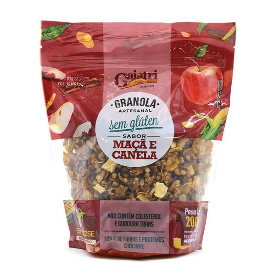 Imagem de Granola de Maça e Banana Sem Glúten Gaiatri 200g