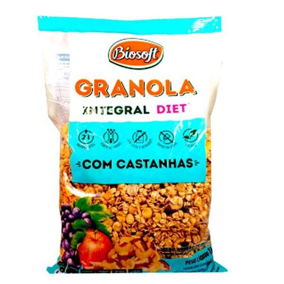 Imagem de Granola Integral Diet com Castanha 1kg Biosoft 