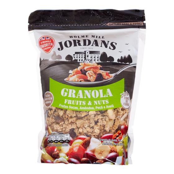 Granola Jordans Fruts e Nuts 400g Granola Magazine Luiza