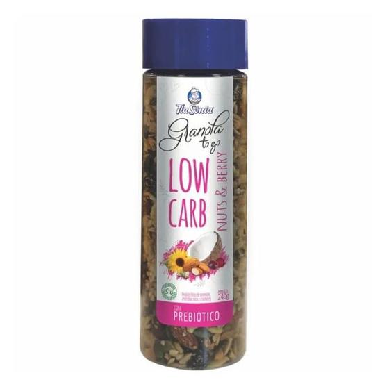 Granola Low Carb Pote Tia Sônia Nuts e Berry 240g Granola Magazine