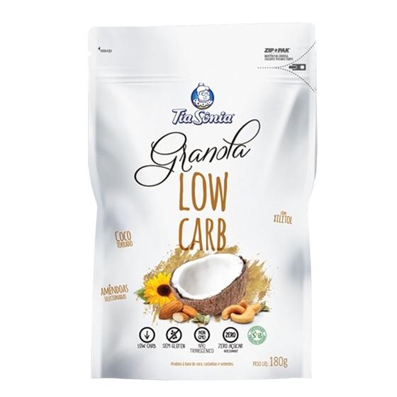 Granola Low Carb Zero Açucar Castanha Coco 180g Tia Sônia Granola