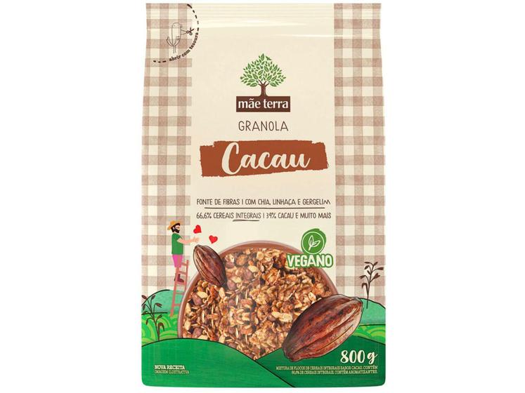 Imagem de Granola Mãe Terra Integral Cacau Nibs 800g