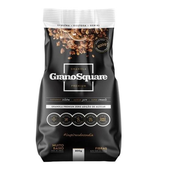 Imagem de Granola Premium Zero Açúcar 800G Grano Square