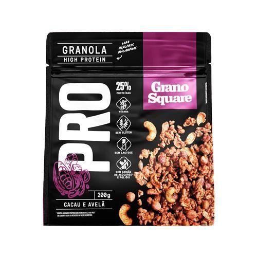 Imagem de Granola Pro Cacau e Avelã GranoSquare 200g