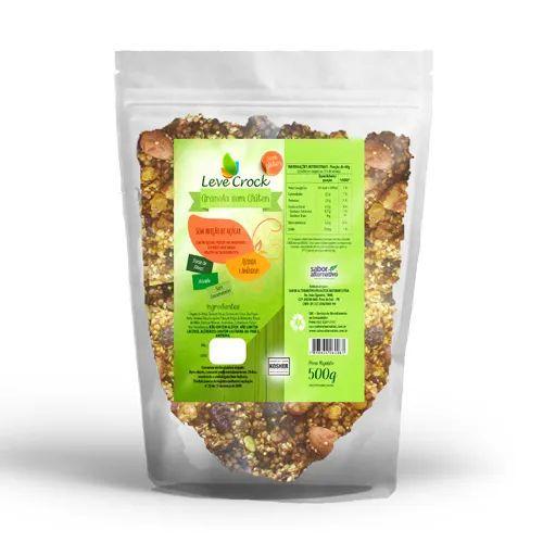 Granola Quinoa e Amêndoas Zero Açúcar Sem Glúten Leve Crock 500g Menor preço em Granola Quinoa e Amêndoas Zero Açúcar Sem Glúten Leve Crock 500g