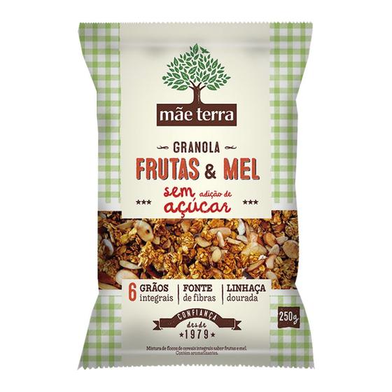 Imagem de Granola Sem Adição de Açúcar Frutas e Mel Mãe Terra 250g