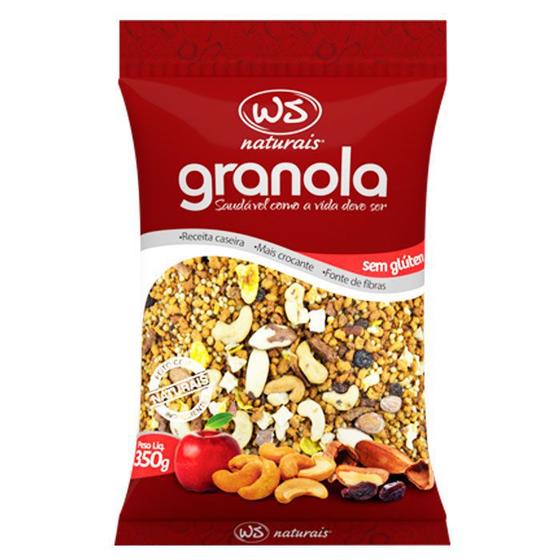 Granola sem Glúten 350g Ws Naturais Granola Magazine Luiza