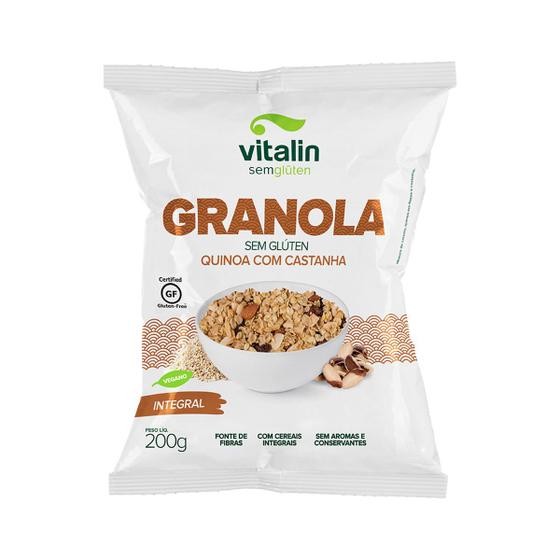 Imagem de Granola Sem Glúten Quinoa com Castanha 200g - Vitalin