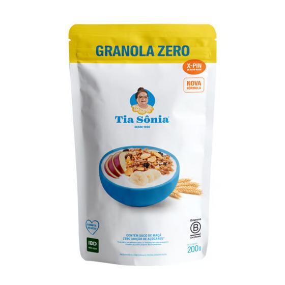 Imagem de Granola Tia Sonia X-Pin Light 200gr - Com Suco de Maçã - Sem Açúcar