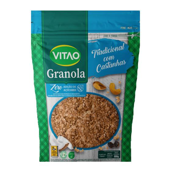 Imagem de Granola Tradicional Com Castanha Zero 800g Vitao