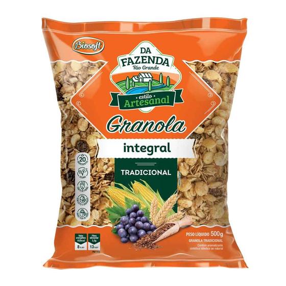 Imagem de Granola Tradicional Integral Biosoft 500g