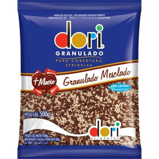 Imagem de Granulado de Chocolate Mesclado Pacote de 500 Gramas